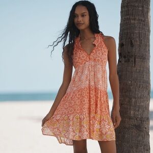 Ro's Garden Sofia Sleeveless Mini Dress in Red Franca Size M